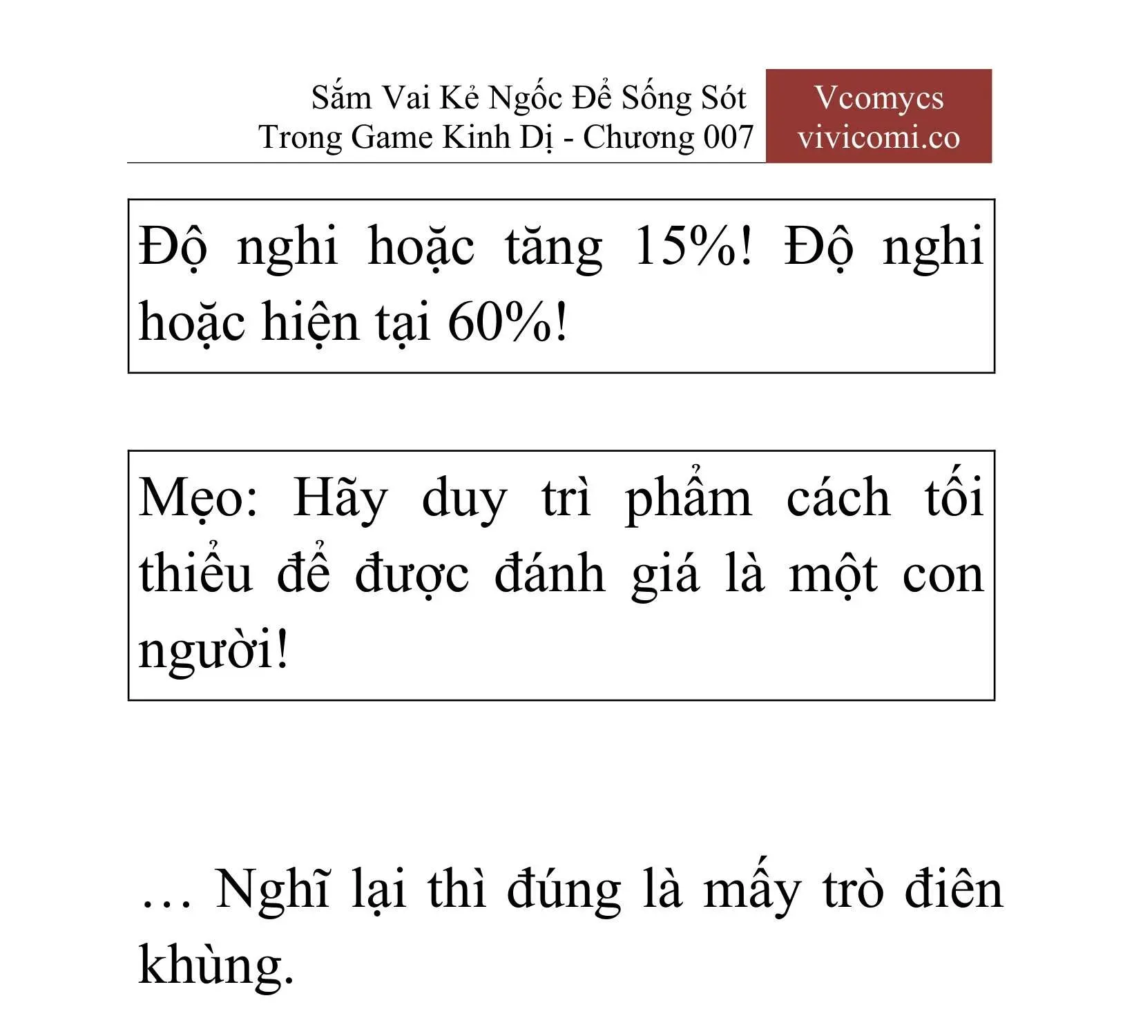 [Novel] Sắm Vai Kẻ Ngốc Để Sống Sót Trong Game Kinh Dị Chapter 7 - 42