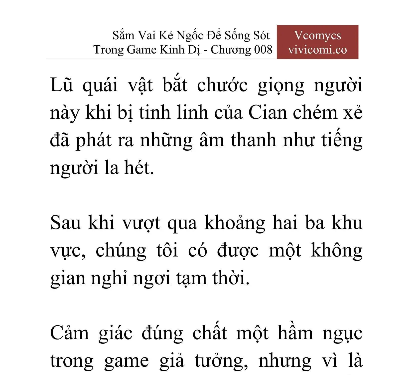 [Novel] Sắm Vai Kẻ Ngốc Để Sống Sót Trong Game Kinh Dị Chapter 8 - 14