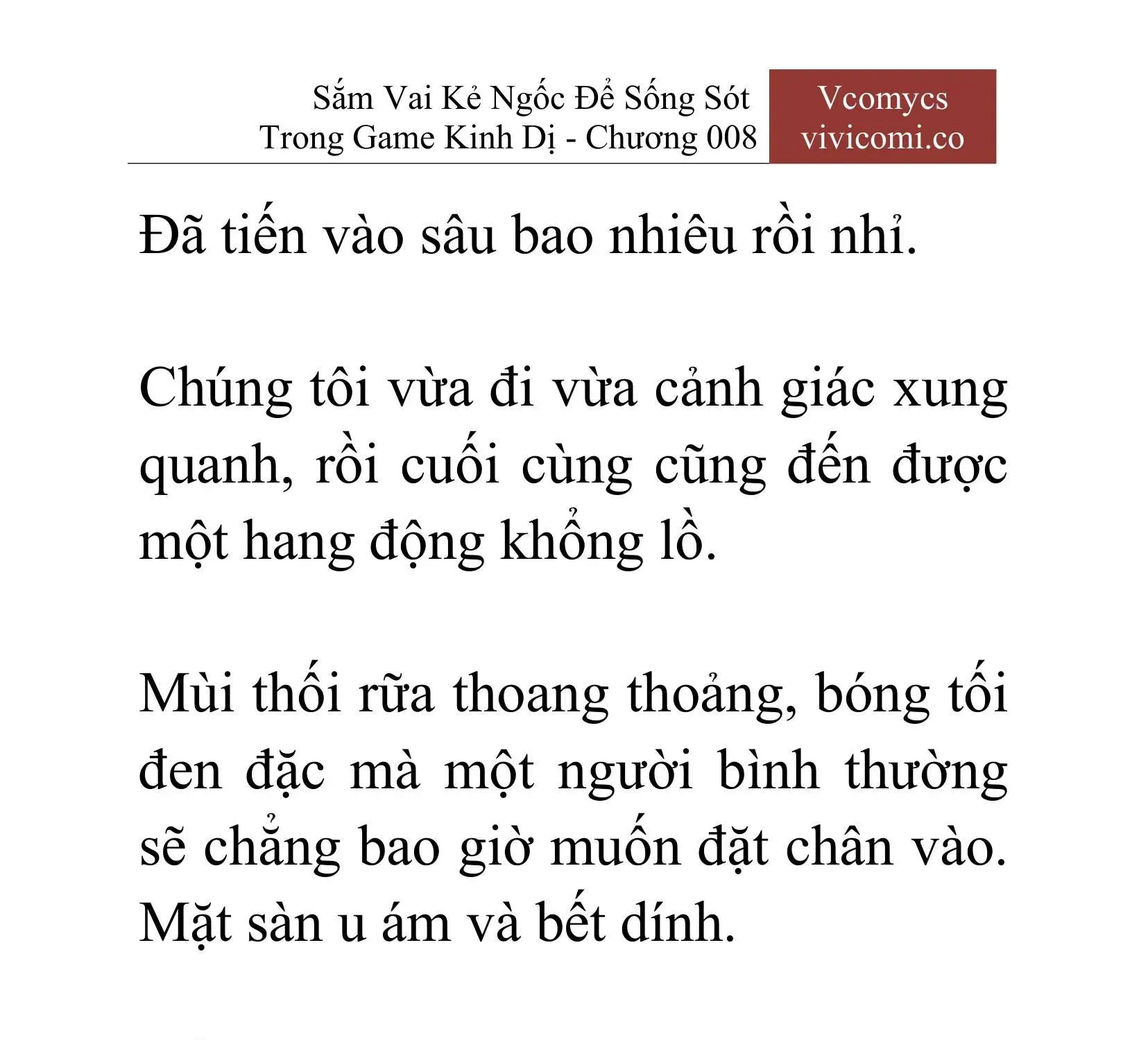 [Novel] Sắm Vai Kẻ Ngốc Để Sống Sót Trong Game Kinh Dị Chapter 8 - 16