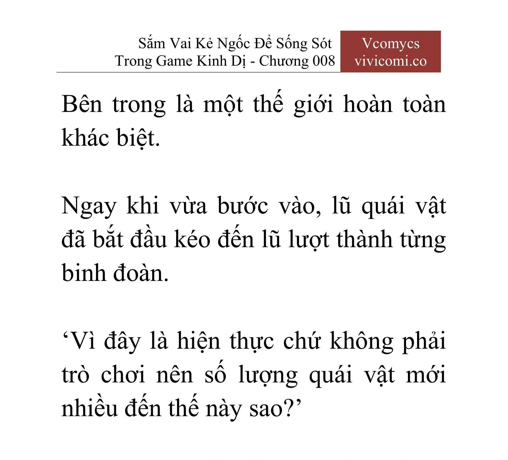 [Novel] Sắm Vai Kẻ Ngốc Để Sống Sót Trong Game Kinh Dị Chapter 8 - 4