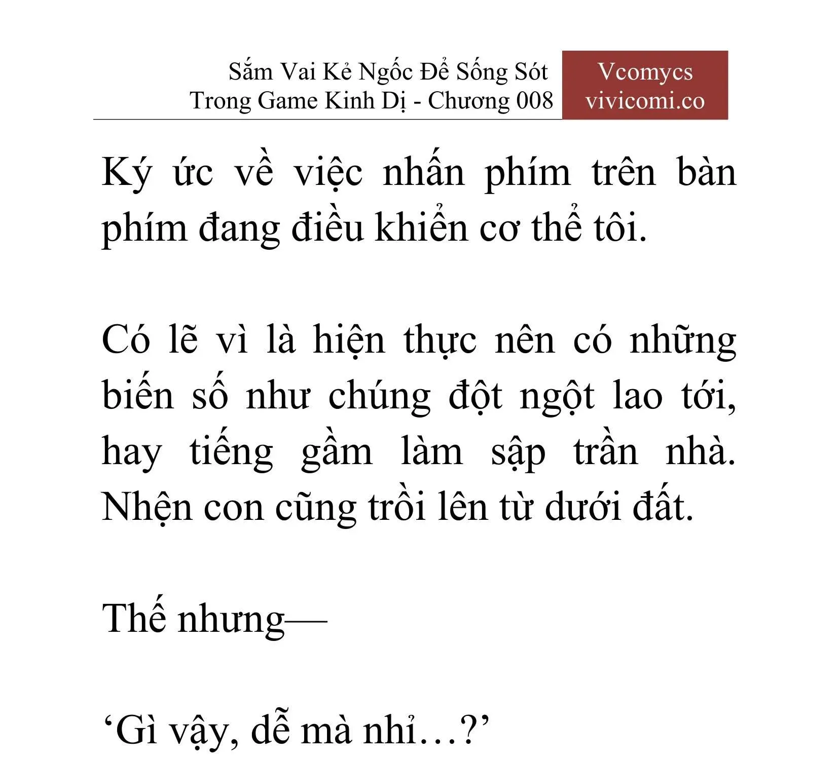 [Novel] Sắm Vai Kẻ Ngốc Để Sống Sót Trong Game Kinh Dị Chapter 8 - 34