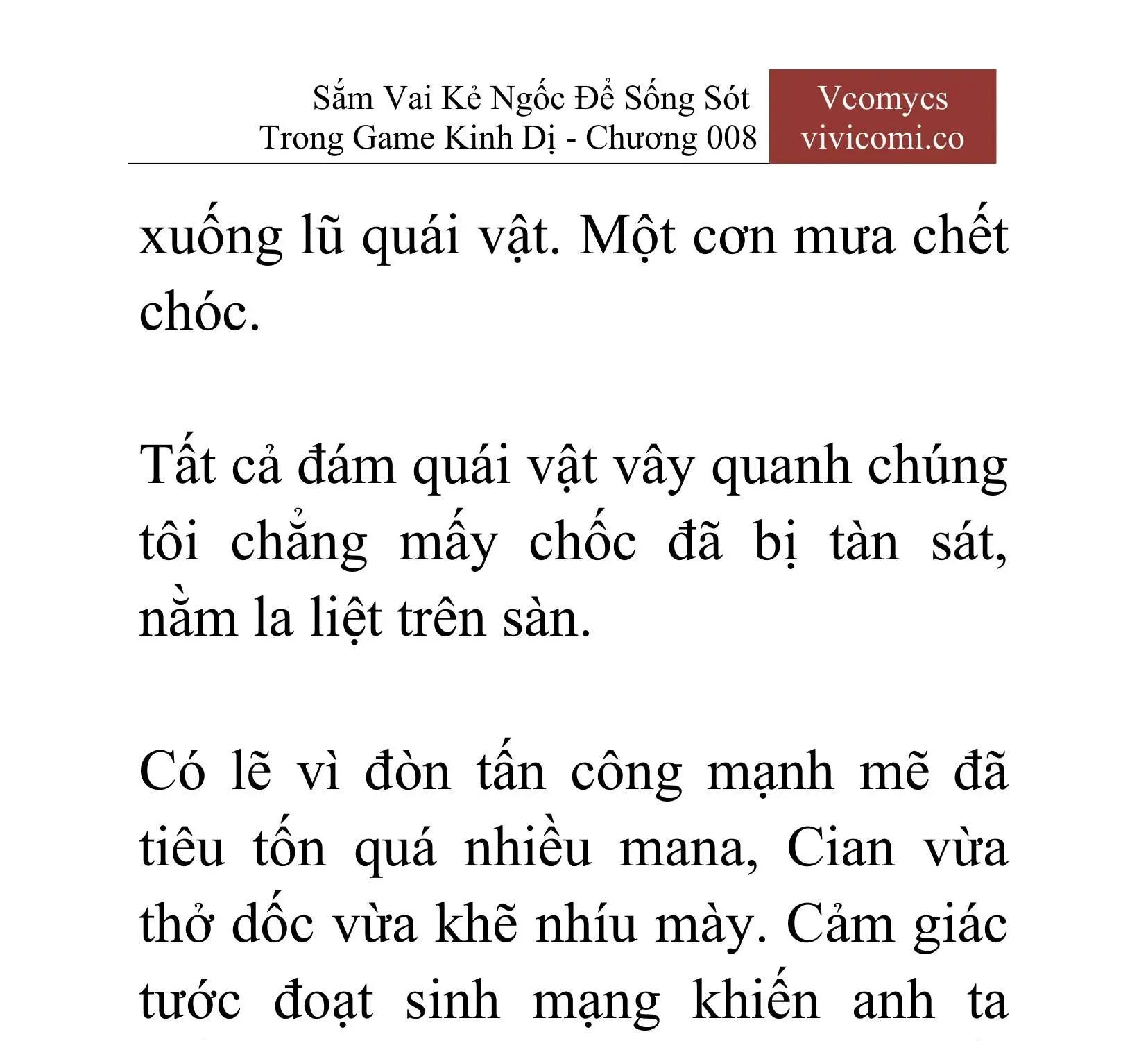 [Novel] Sắm Vai Kẻ Ngốc Để Sống Sót Trong Game Kinh Dị Chapter 8 - 10