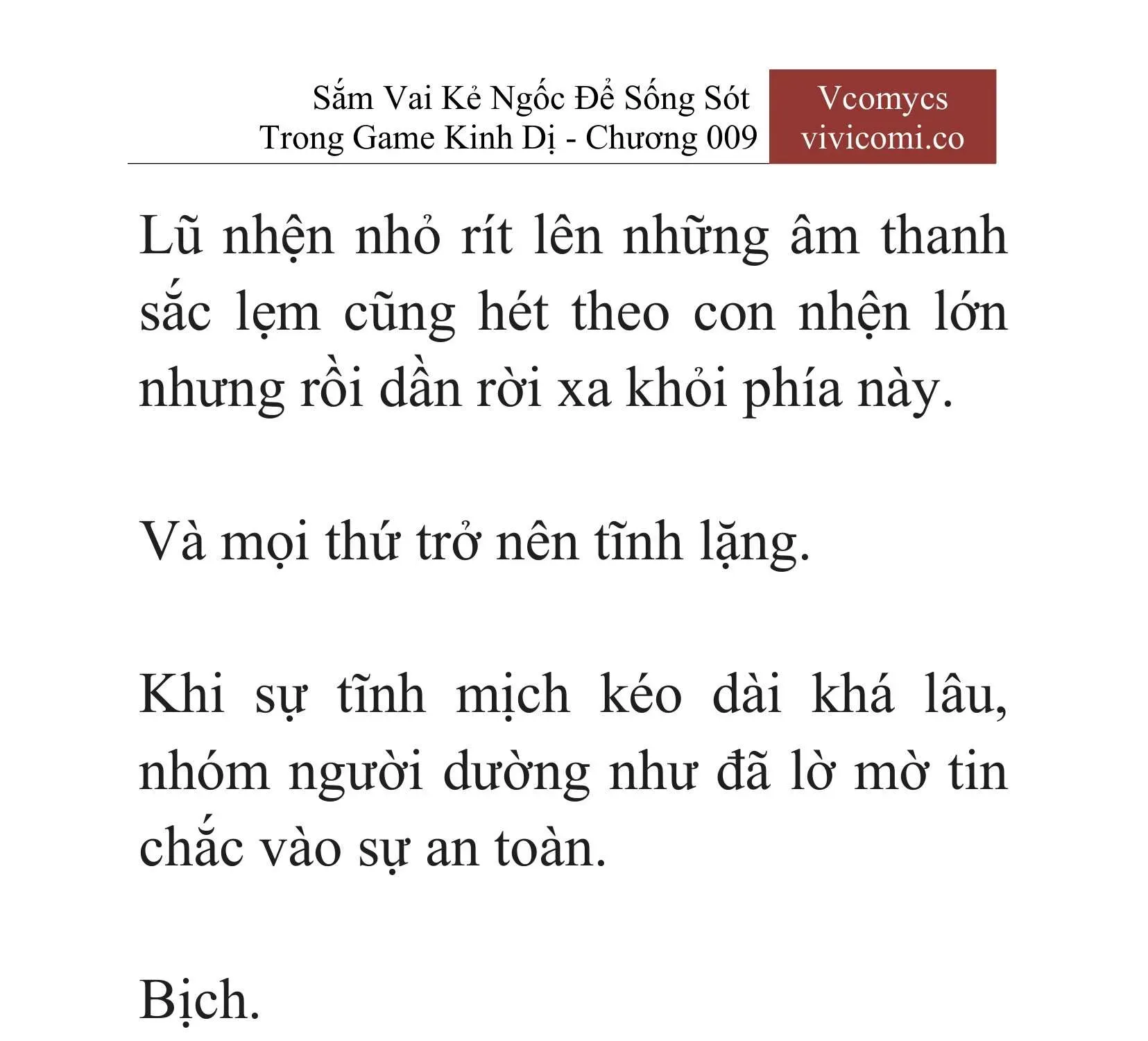 [Novel] Sắm Vai Kẻ Ngốc Để Sống Sót Trong Game Kinh Dị Chapter 9 - 12