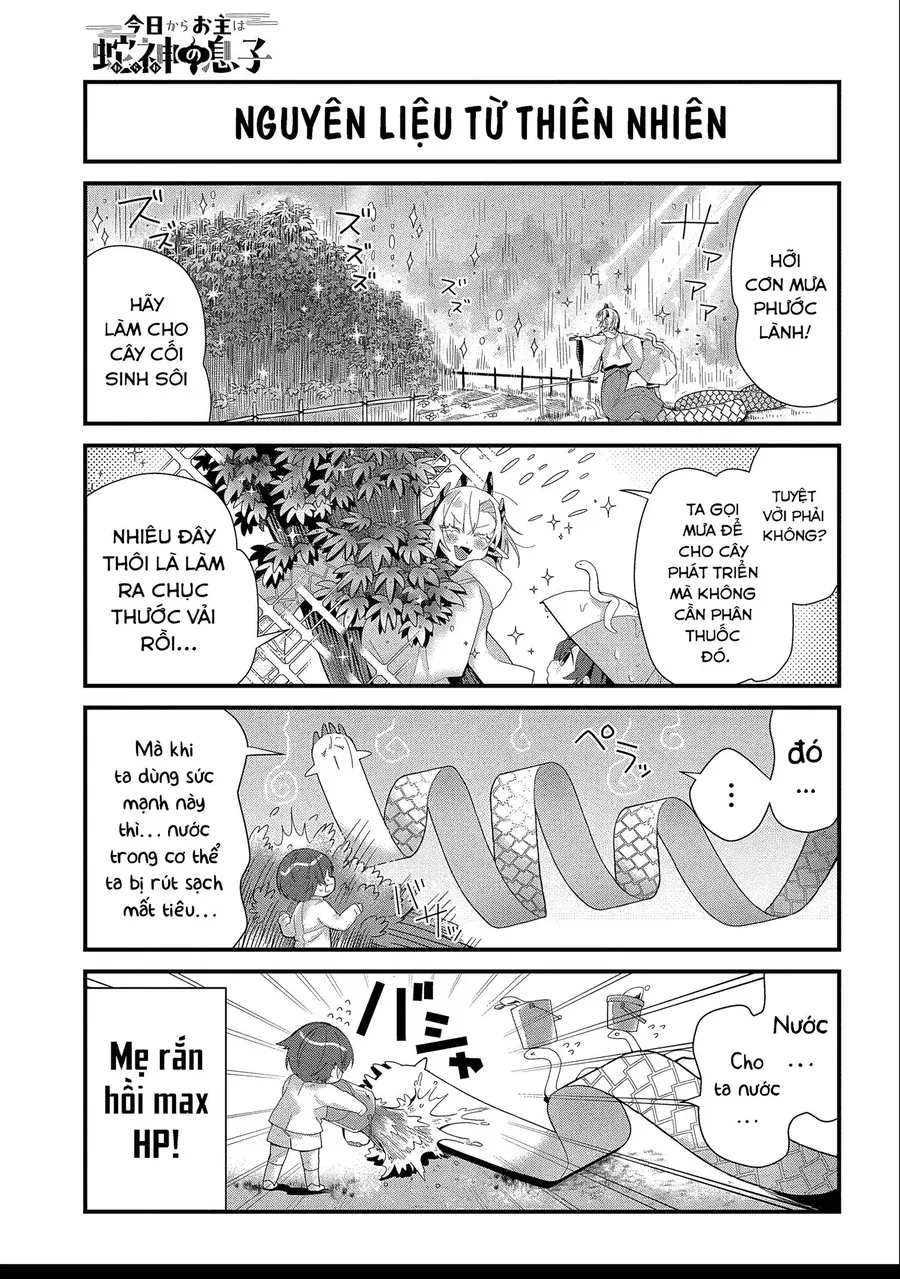 Từ Giờ Làm Con Của Thần Rắn Nhé Chapter 4 - 5