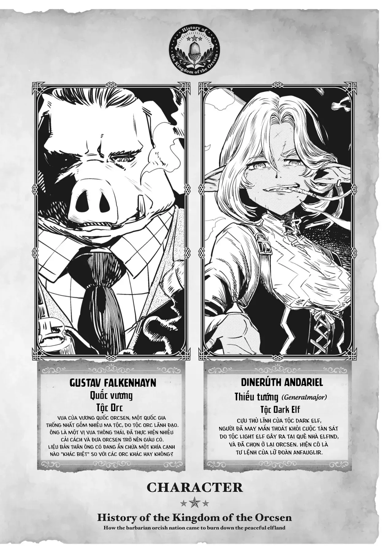 Biên Niên Sử Vương Quốc Orcsen - Vương Quốc Orc Mọi Rợ Đã Thiêu Rụi Vùng Đất Tiên Tộc Hiền Hòa Như Thế Nào? Chapter 4 - 3