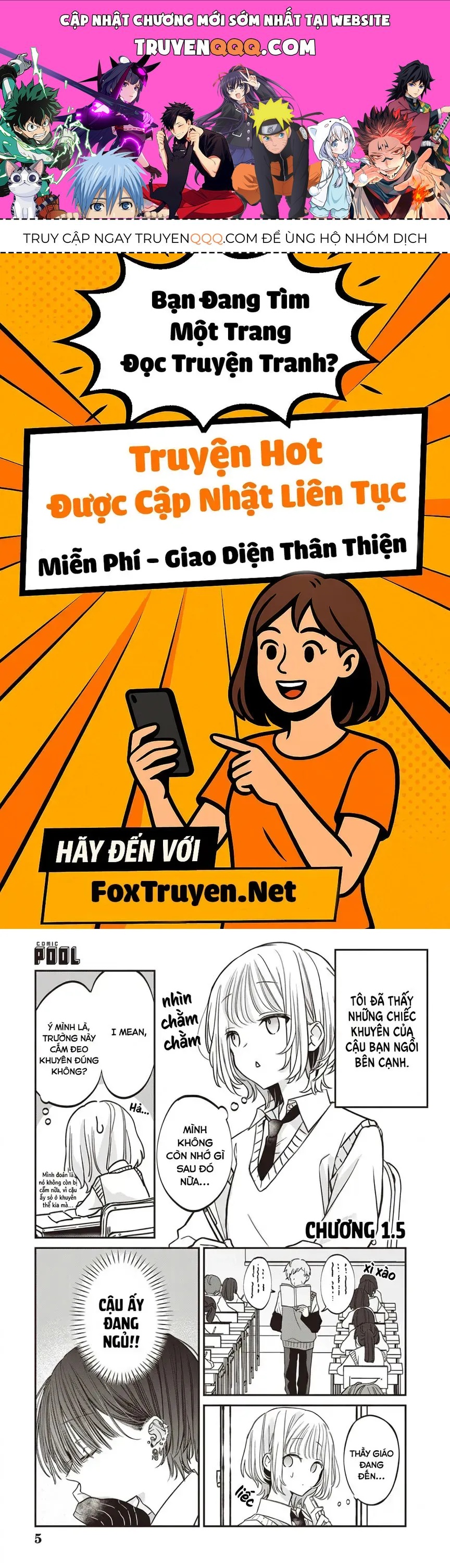 Bí Mật Của Cậu Hàng Xóm Bàn Bên Chapter 1.5 - 1