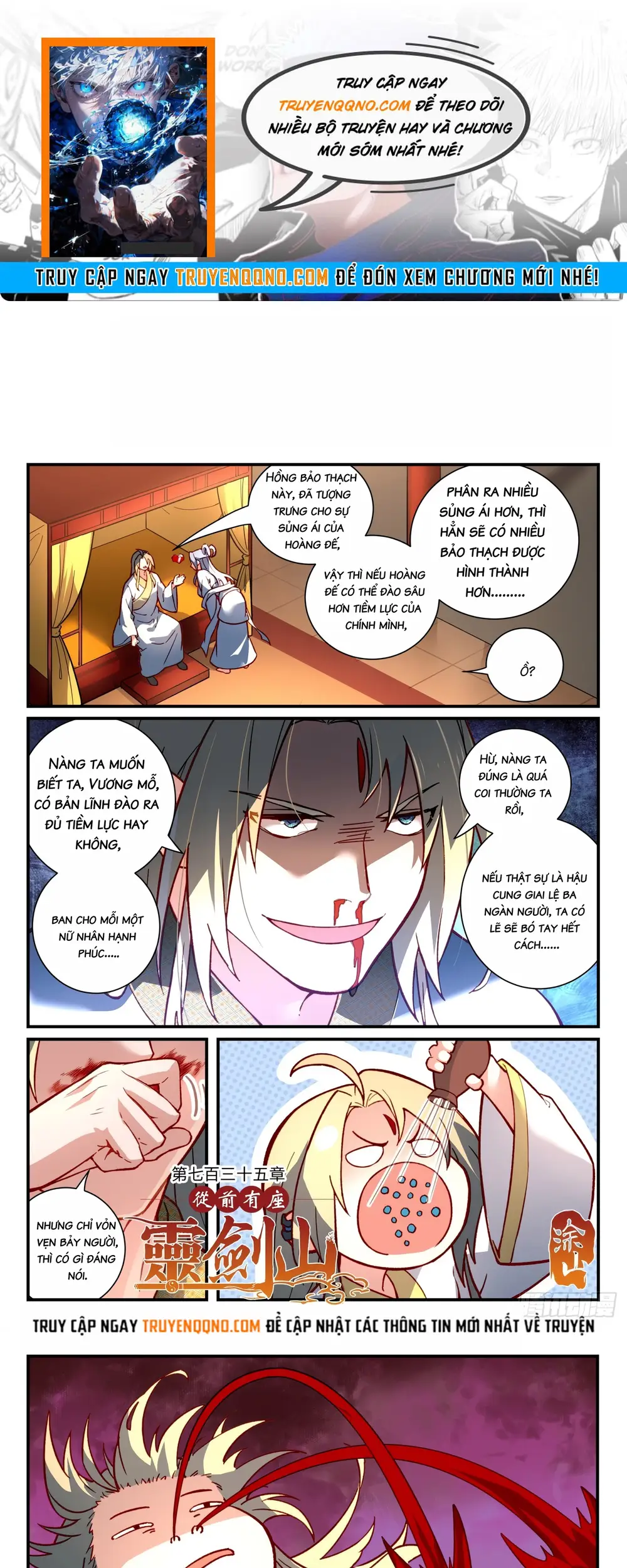 Tung Tiền Hữu Tọa Linh Kiếm Sơn Chapter 734 - 1