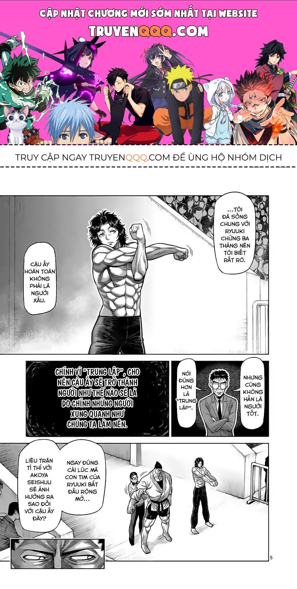 Kengan Ashura Phần 2 Chapter 37.4 - 1