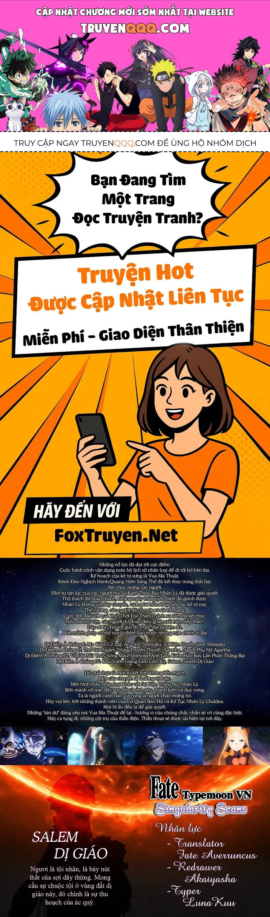 Dị Điểm Á Chủng Iv - Khu Vườn Giáng Lâm Cấm Kỵ Salem - Salem Dị Giáo Chapter 53 - 1