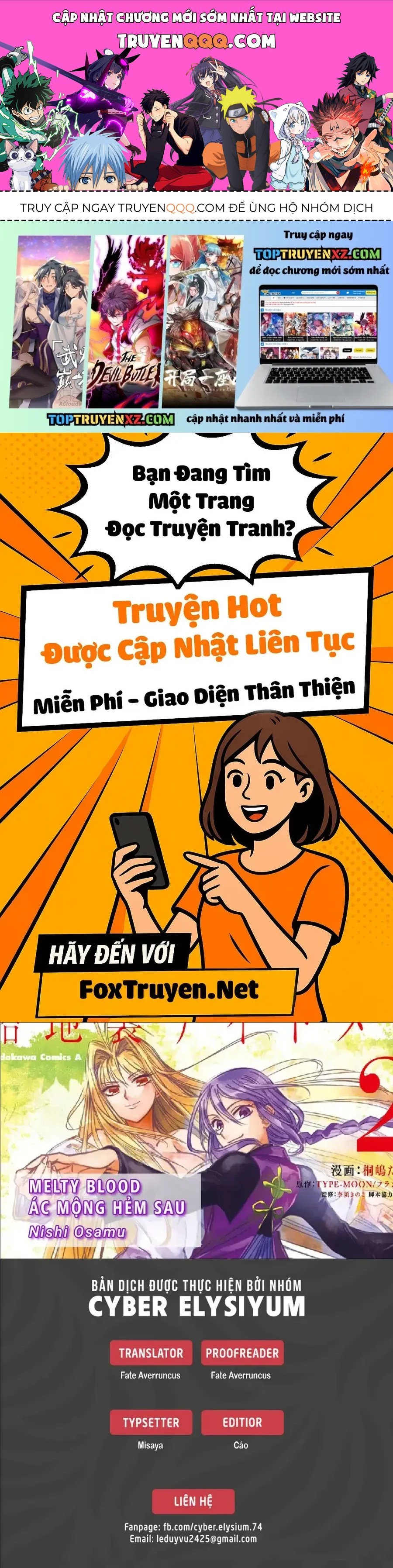 Melty Blood - Ác Mộng Hẻm Sau Chapter 10.5 - 1