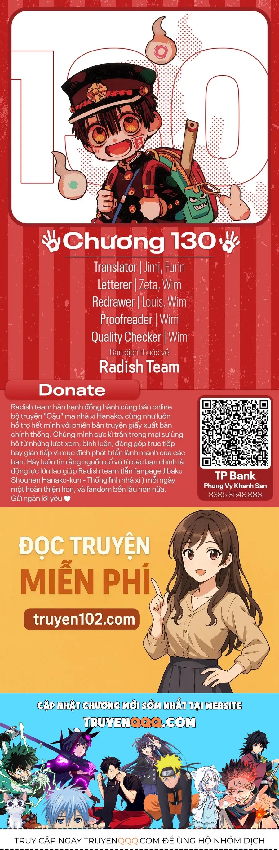 Hanako-Kun Nhà Xí Chapter 130 - 31