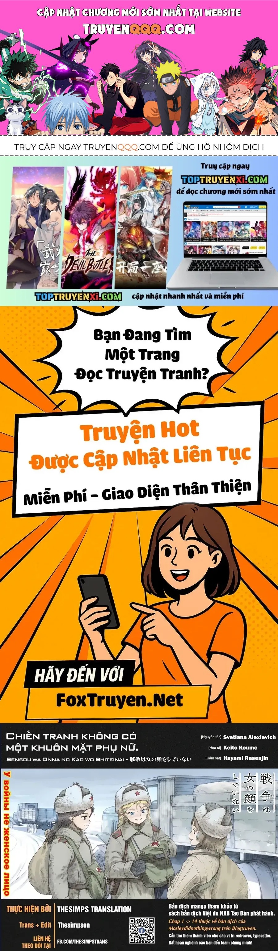 Chiến Tranh Không Có Một Khuôn Mặt Phụ Nữ Chapter 37 - 1