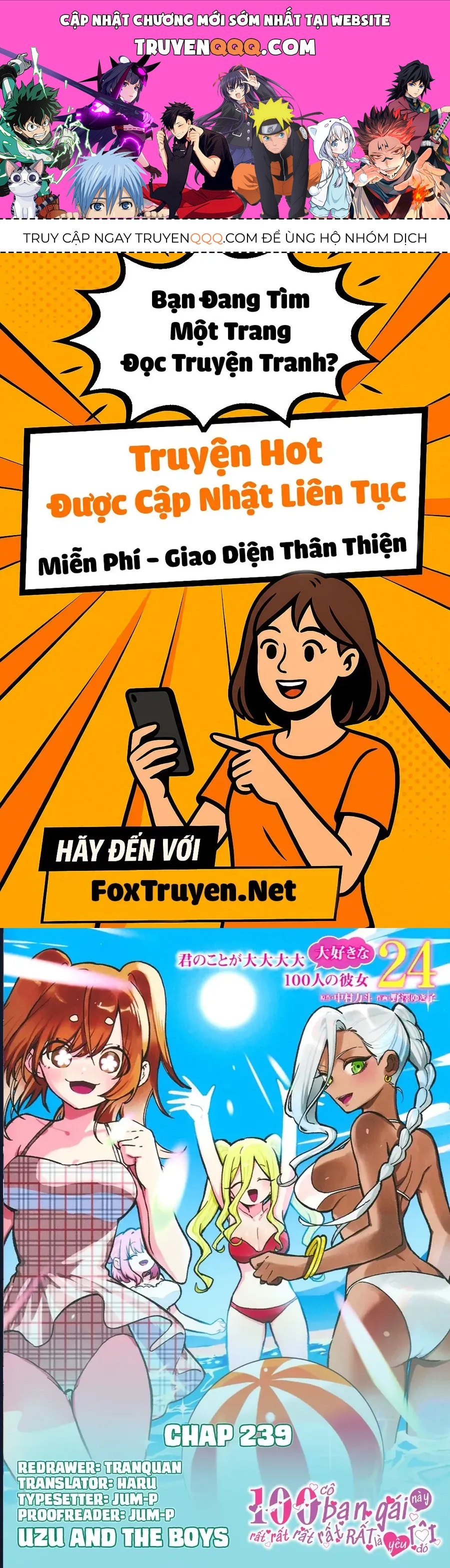 Kimi No Koto Ga Dai Dai Dai Dai Daisuki Na 100-Ri No Kanojo Chapter 239 - 1