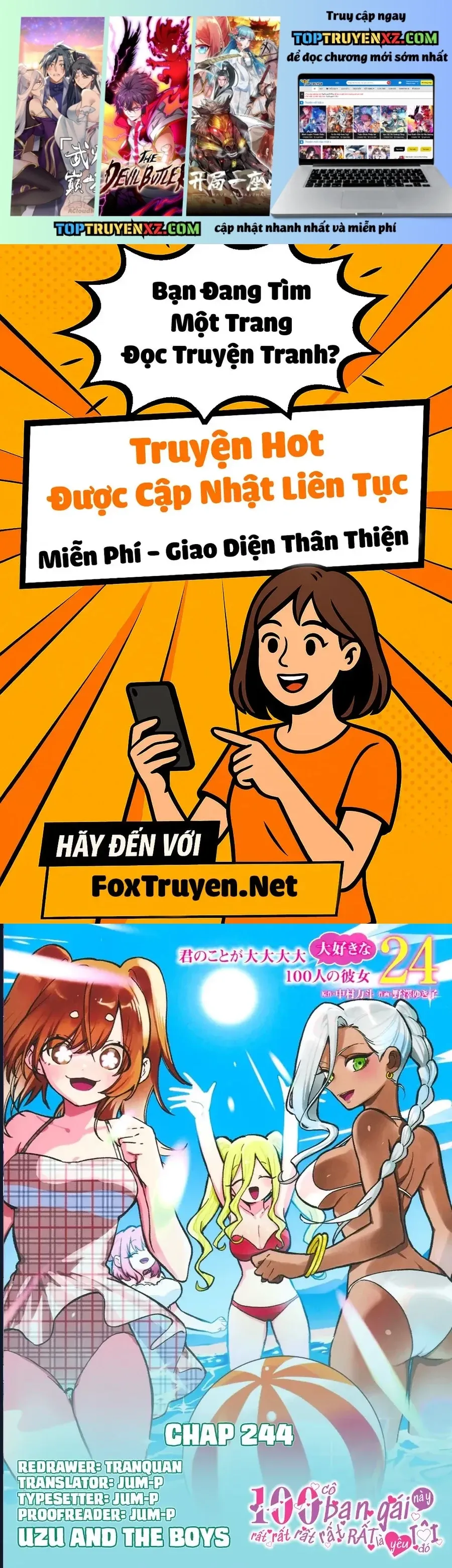 Kimi No Koto Ga Dai Dai Dai Dai Daisuki Na 100-Ri No Kanojo Chapter 244 - 2