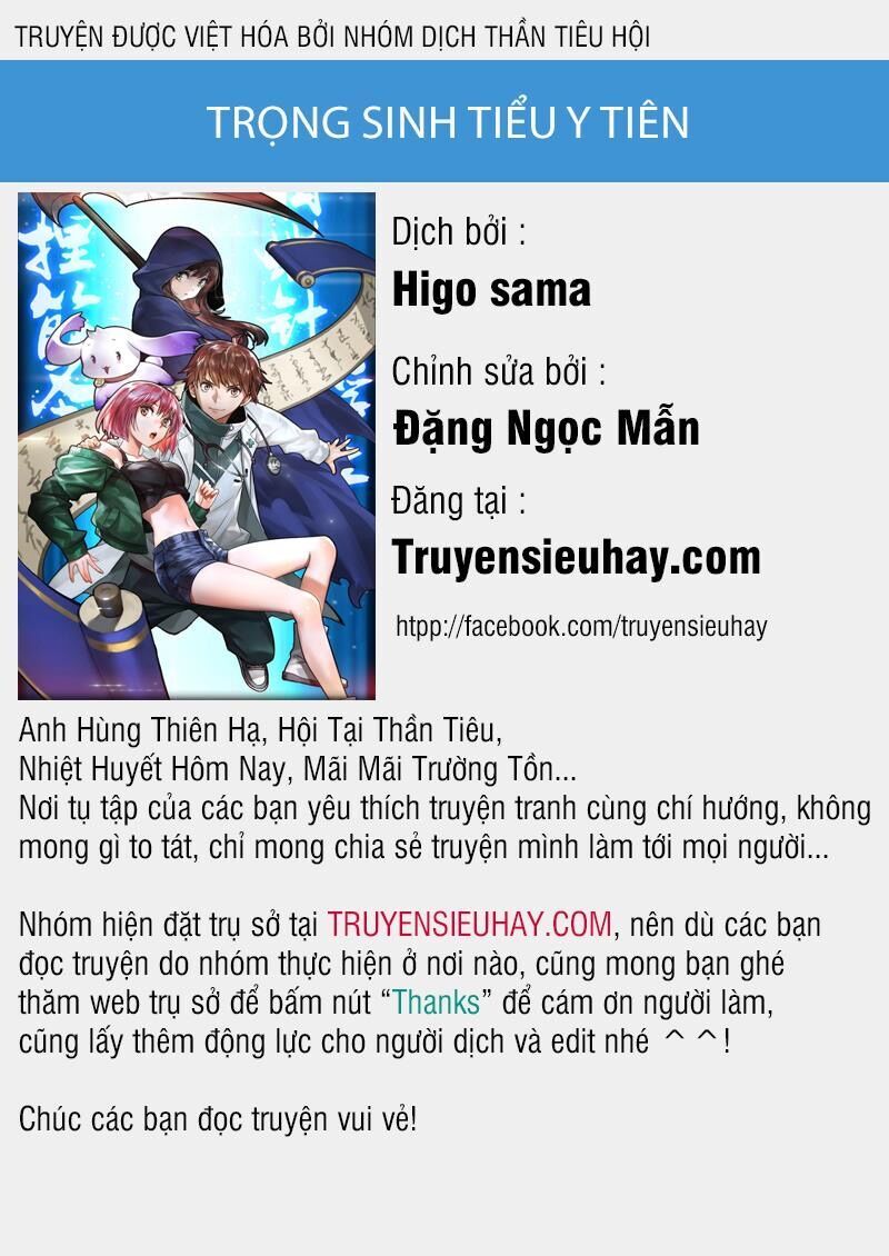 Trọng Sinh Tiểu Y Tiên Chapter 1 - 1