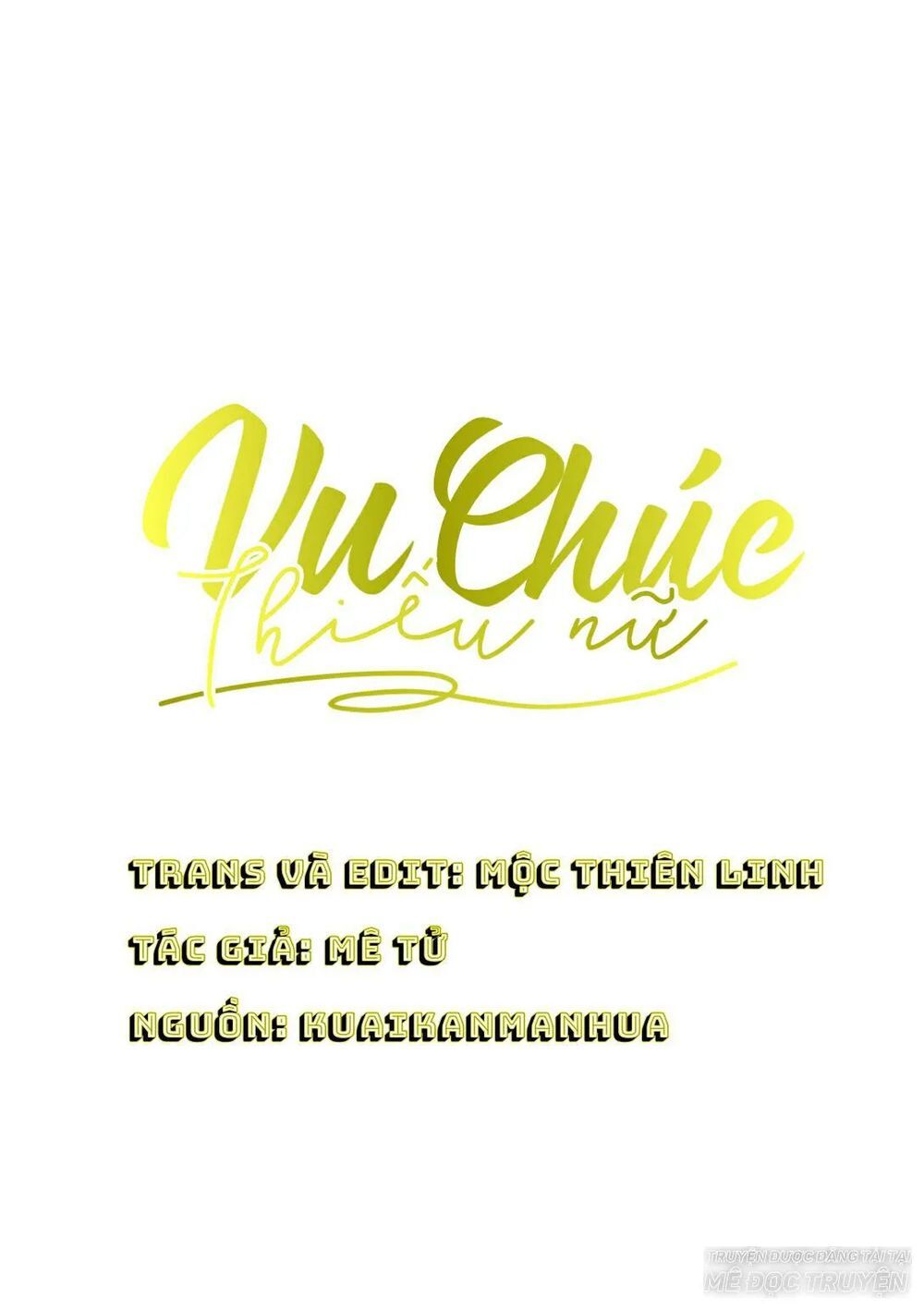 Vu Chúc Thiếu Nữ Chapter 15.2 - 1