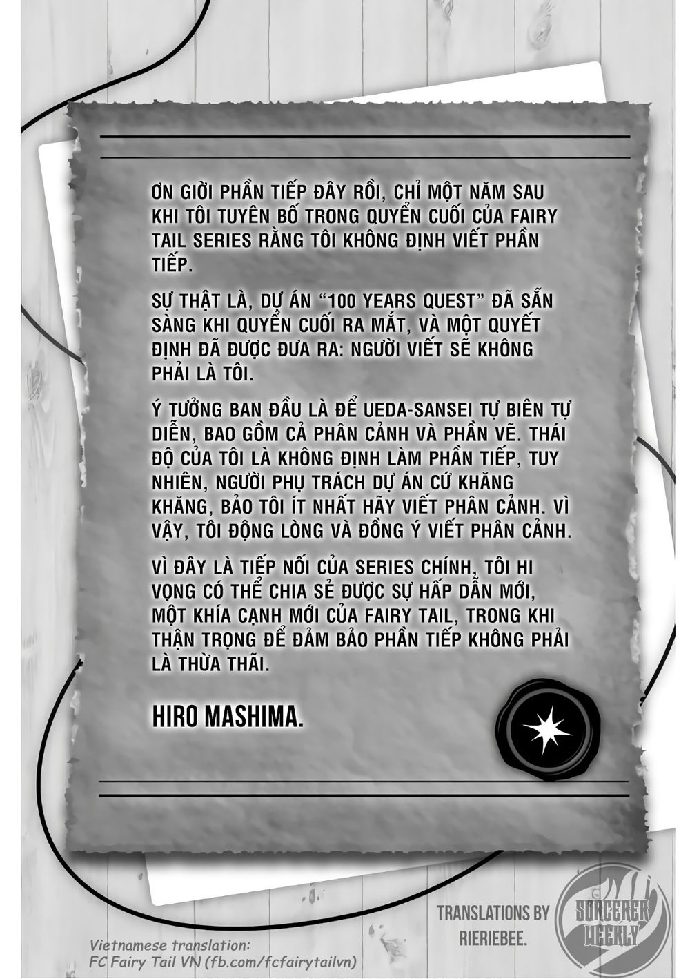 Hội Pháp Sư: Nhiệm Vụ 100 Năm Chapter 52.5 - 1