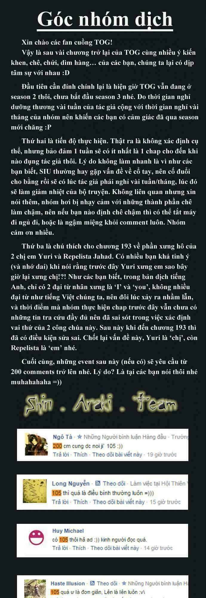 Tòa Tháp Bí Ẩn Chapter 195 - 1