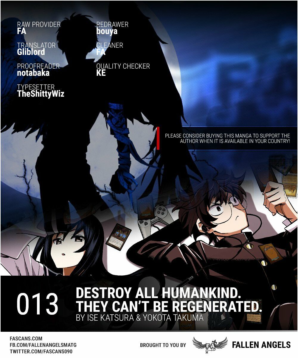 Tiêu Diệt Tất Cả Loài Người. Chúng Không Thể Được Tái Sinh Chapter 13 - 3