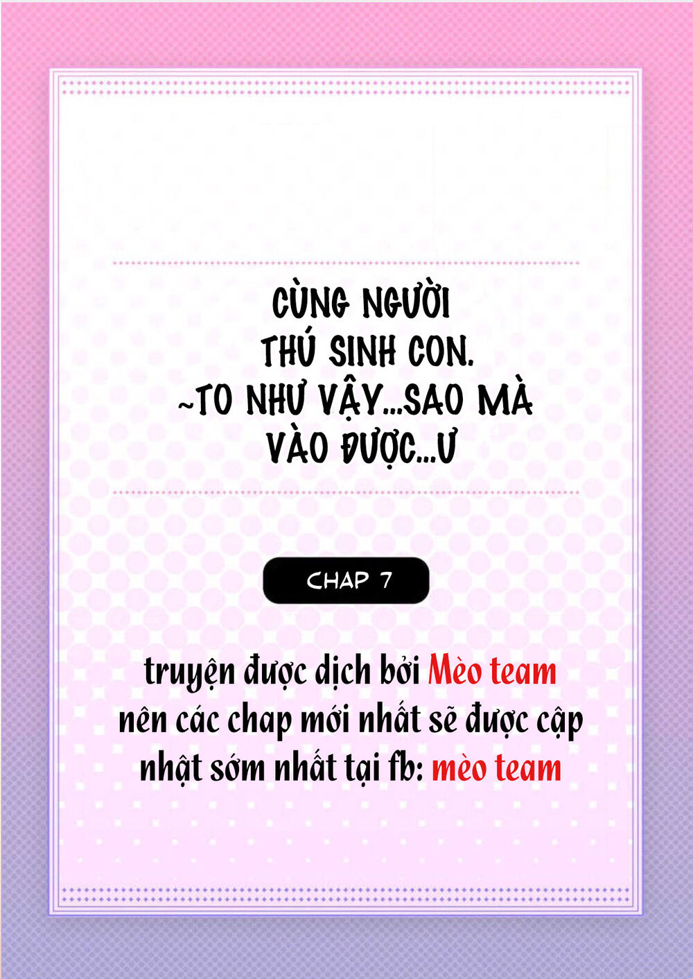 Kemonohito Kareshi To Ko-Tsukuri Seikatsu Chapter 7 - 5