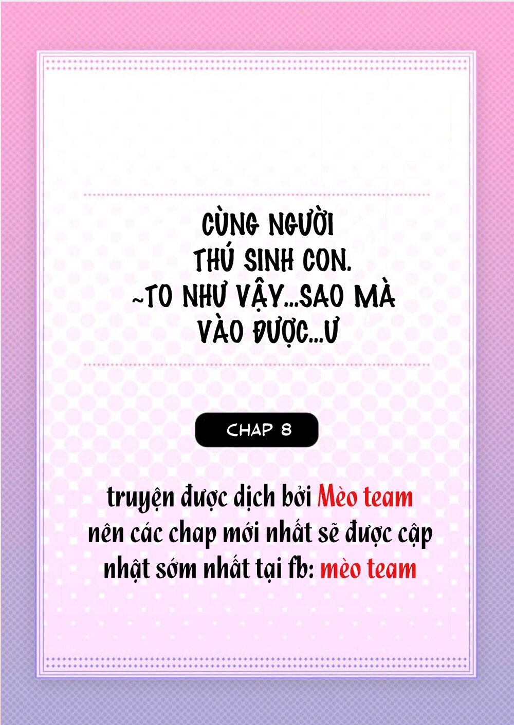 Kemonohito Kareshi To Ko-Tsukuri Seikatsu Chapter 8 - 5