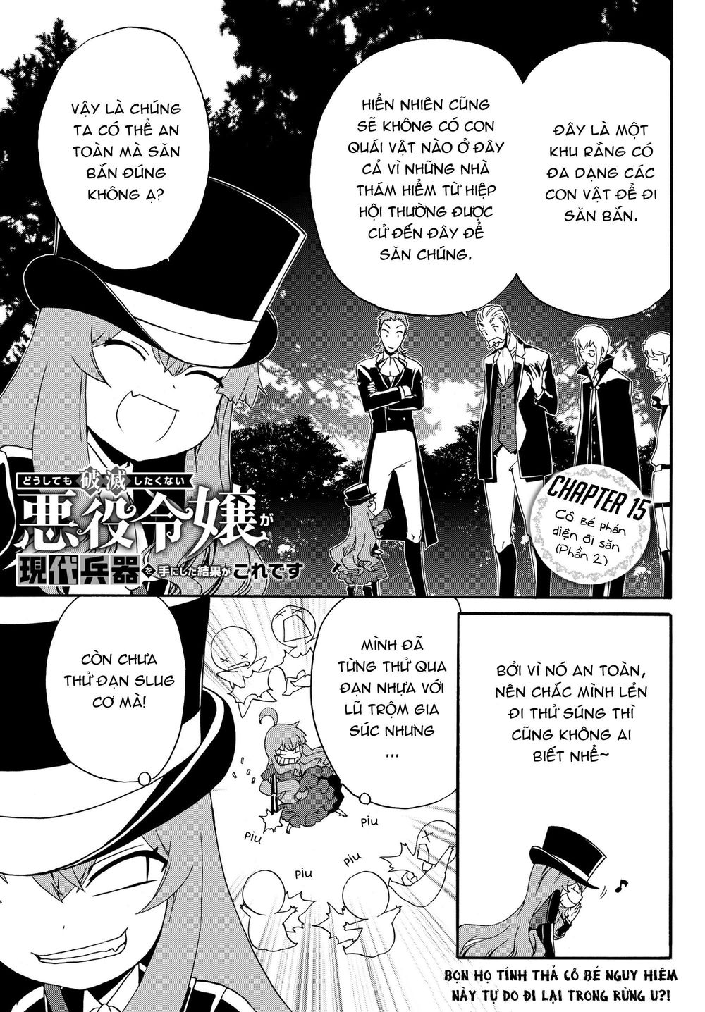 The Villainess Will Crush Her Destruction End Through Modern Firepower Chapter 15 - 1