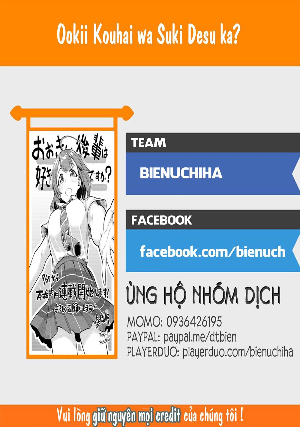 Senpai Có Thích Đàn Em Bb (Big Boobs) Chapter 17 - 1