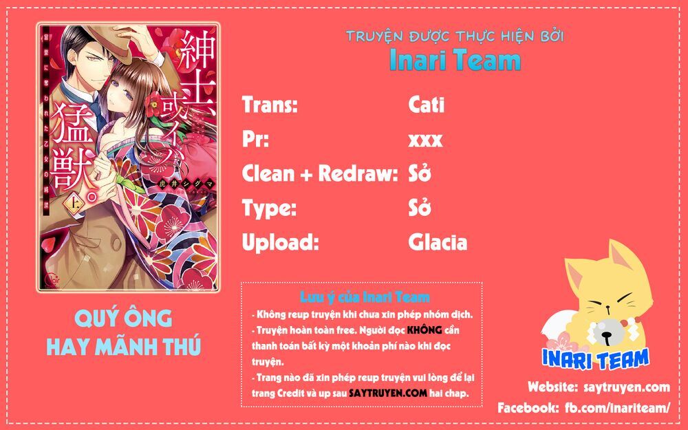 Quý Ông Hay Quái Vật Chapter 3 - 1