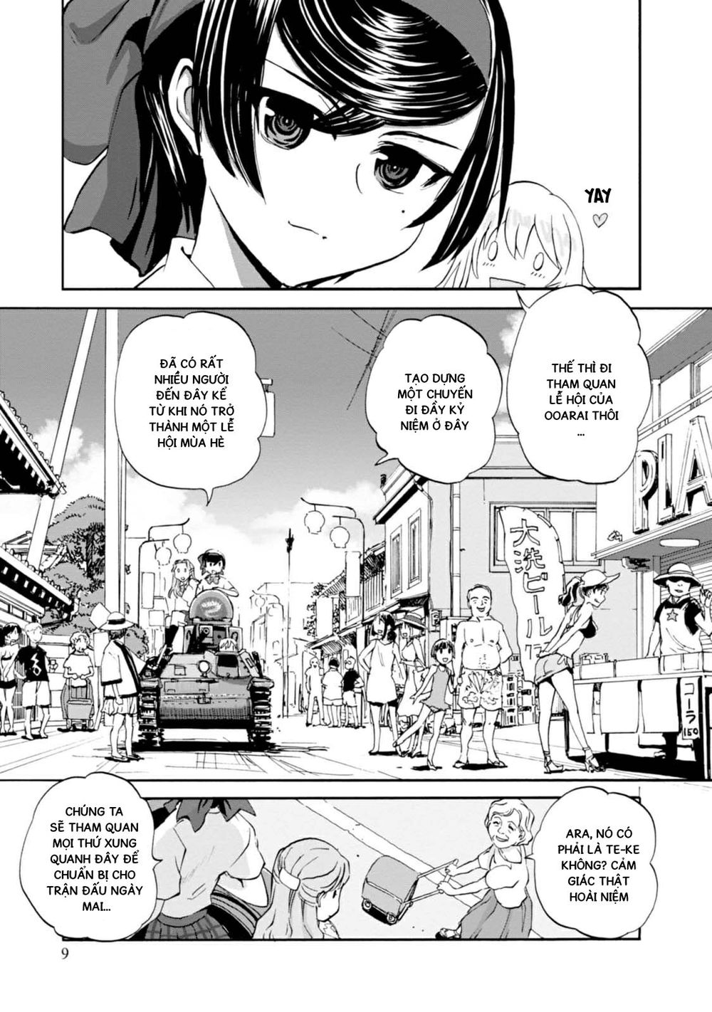 Girls Und Panzer: Ribbon No Musha Chapter 9 - 9