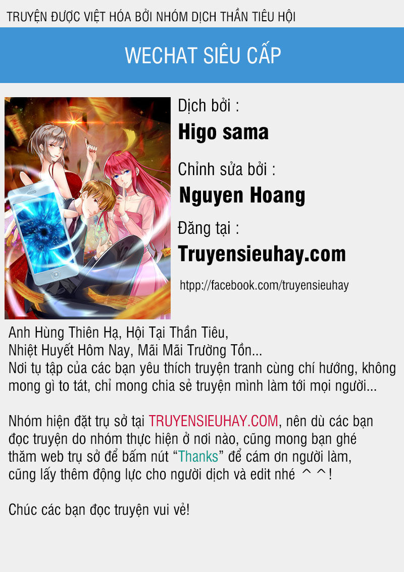 Wechat Siêu Cấp Chapter 24 - 1