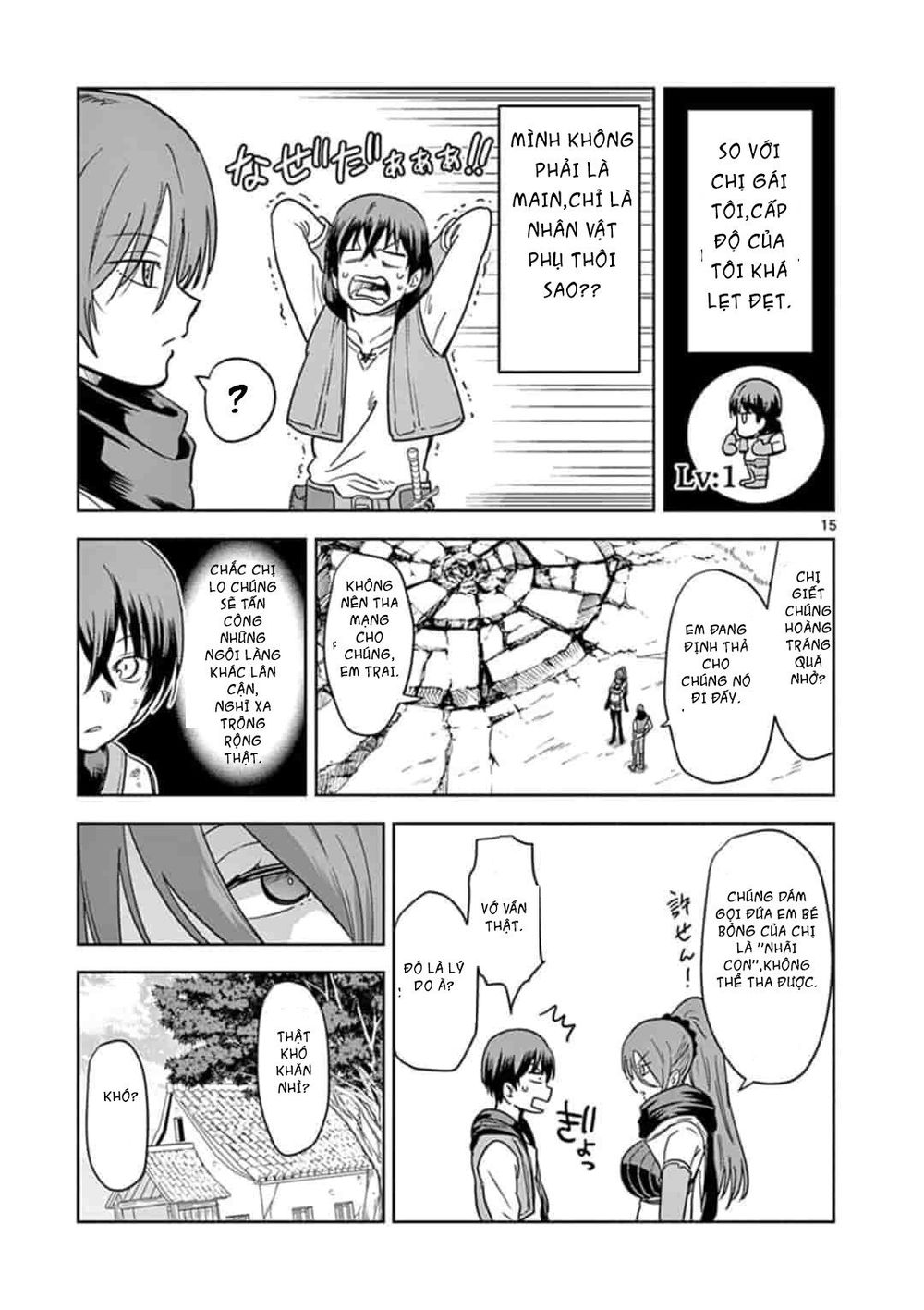 Chuyển Sinh Cùng Bà Chị Đấm Phát Chết Luôn Chapter 1 - 16