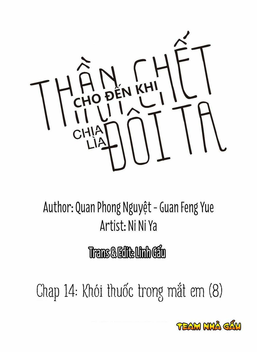 Cho Đến Khi Thần Chết Chia Lìa Đôi Ta Chapter 14 - 3
