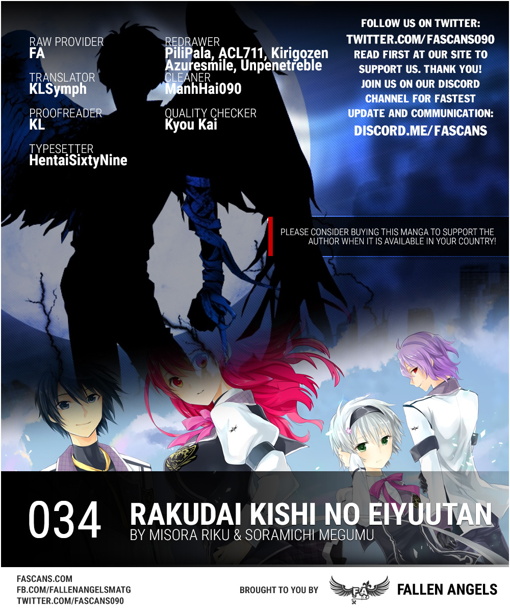 Rakudai Kishi No Eiyuutan Chapter 34 - 42