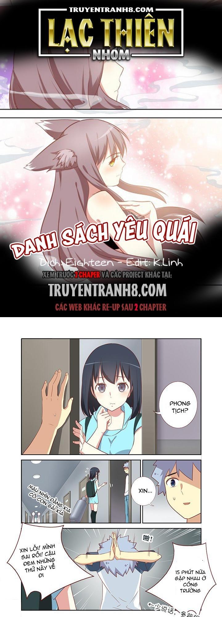 Danh Sách Yêu Quái Chapter 100 - 1