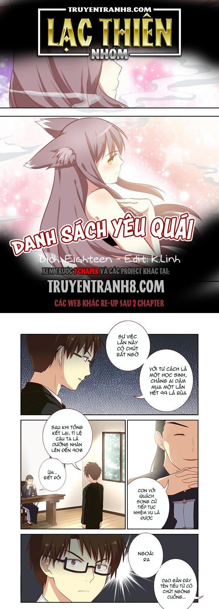 Danh Sách Yêu Quái Chapter 92 - 1