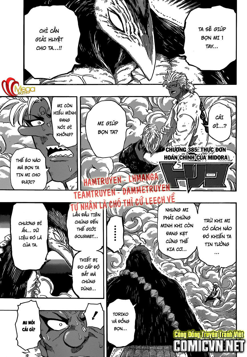 Toriko - Thợ Săn Ẩm Thực Chapter 385 - 1