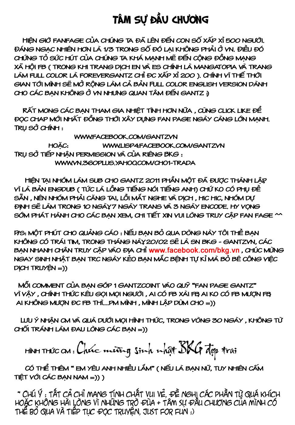 Gantz Chapter 334 - 1