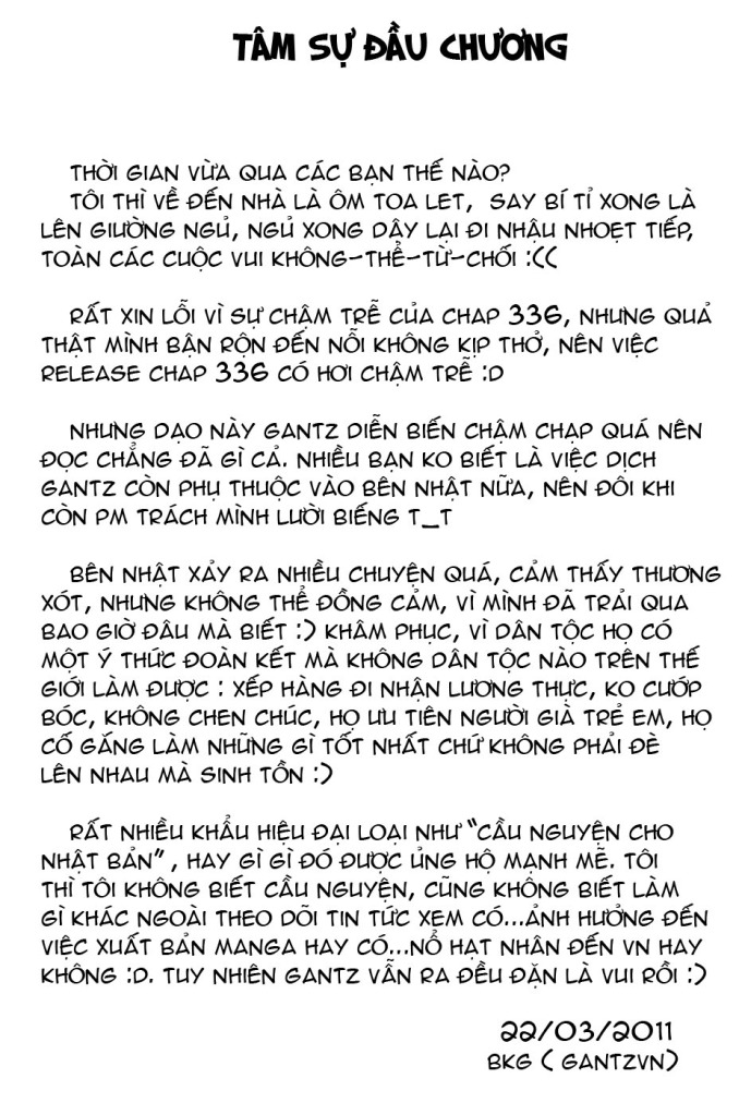 Gantz Chapter 336 - 1