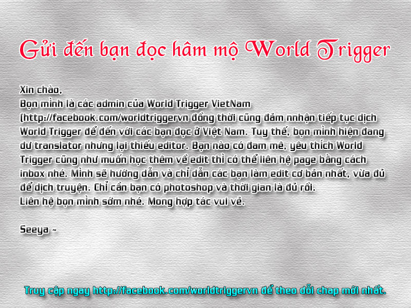 World Trigger Chapter 156 - 1