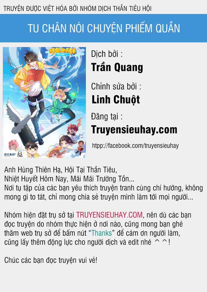 Tu Chân Nói Chuyện Phiếm Quần Chapter 66 - 1