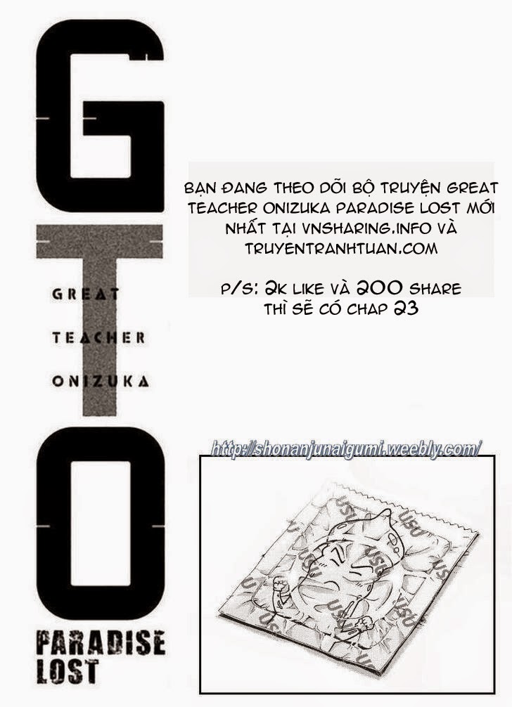 Great Teacher Onizuka: Paradise Lost Chapter 22 - 23