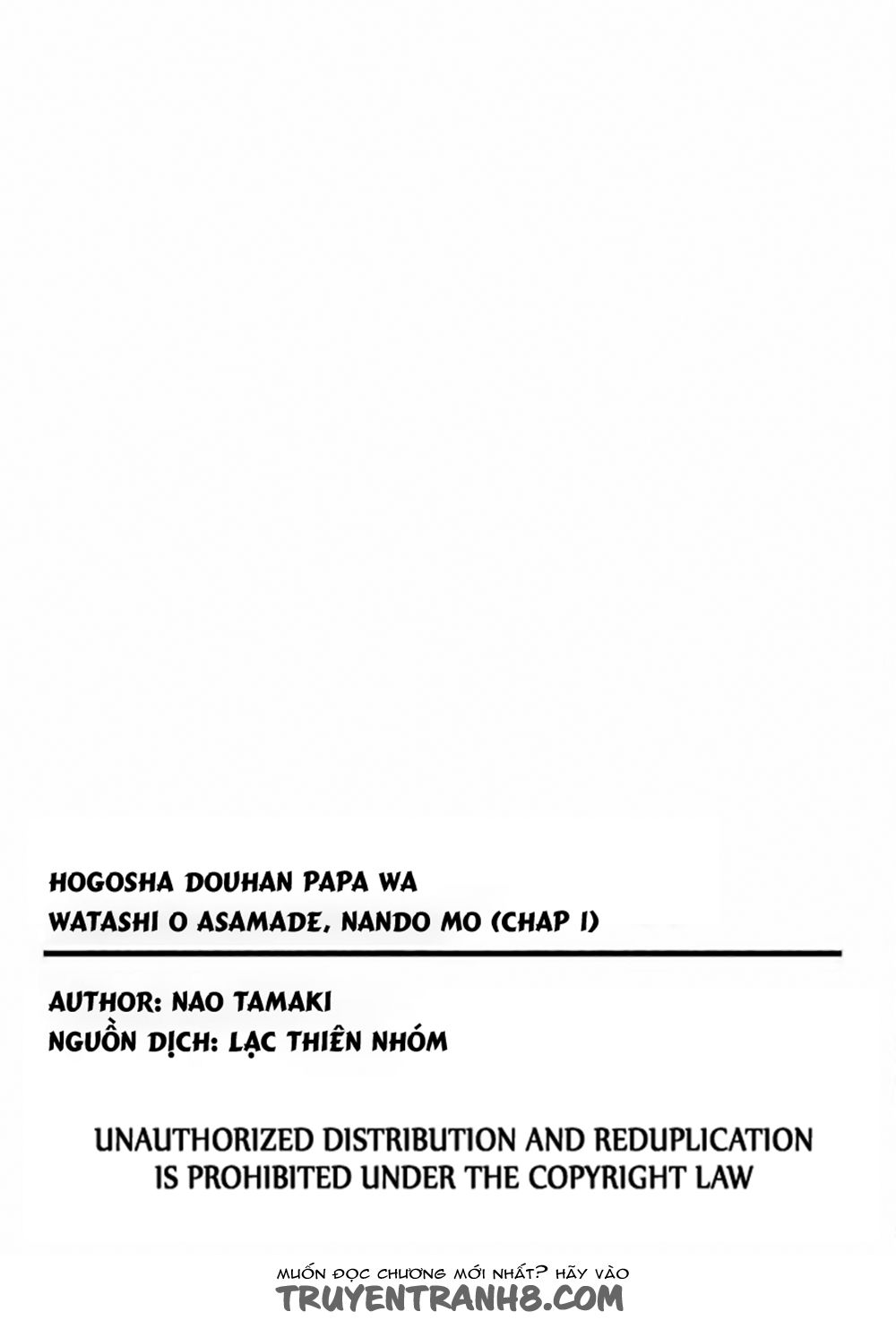Hogosha Douhan Papa Wa Watashi O Asamade, Nando Mo Chapter 1 - 28