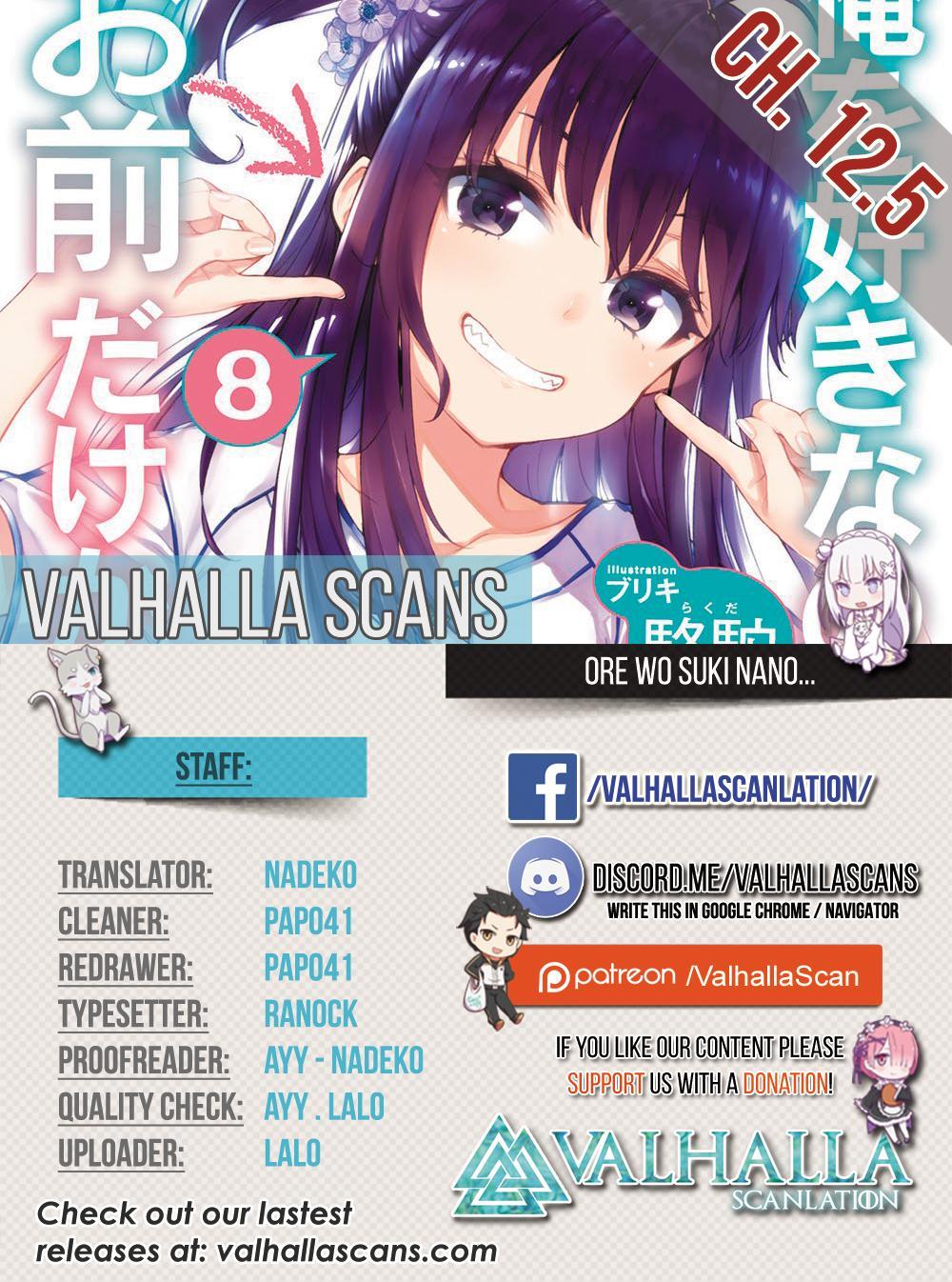 Ore Wo Suki Nano Wa Omae Dake Ka Yo Chapter 12.5 - 1