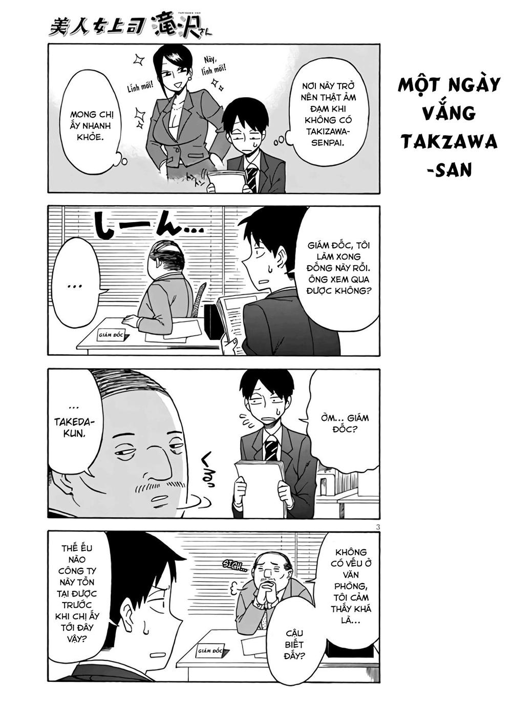 Bijin Onna Joushi Takizawa-San Chapter 4 - 3