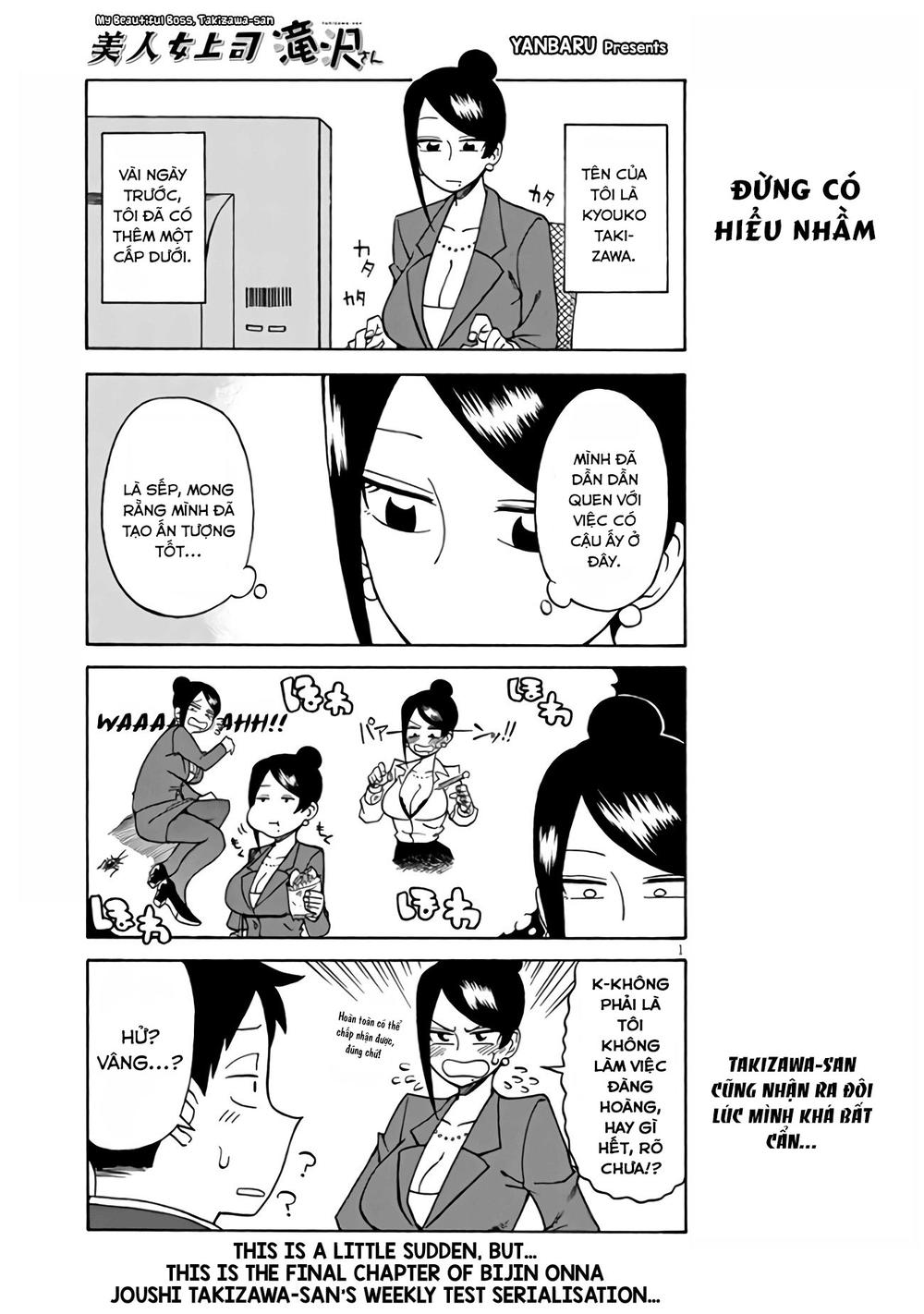 Bijin Onna Joushi Takizawa-San Chapter 6 - 1