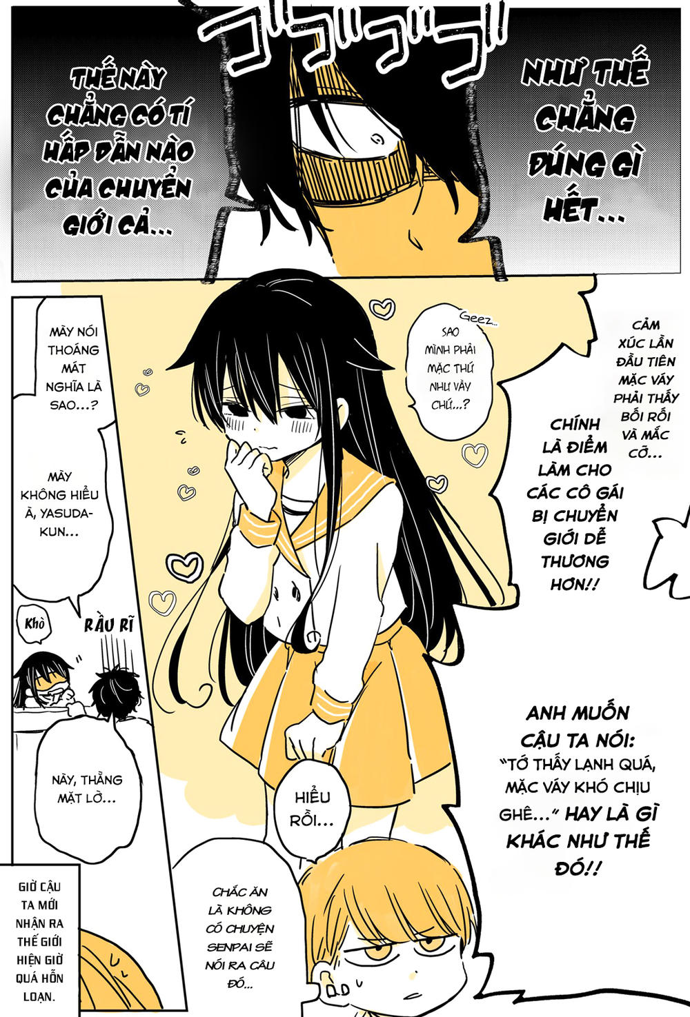 Mendokusagari Danshi Koukousei Ga Asa Okitara Onnanoko Ni Natteita Hanashi Chapter 4 - 4