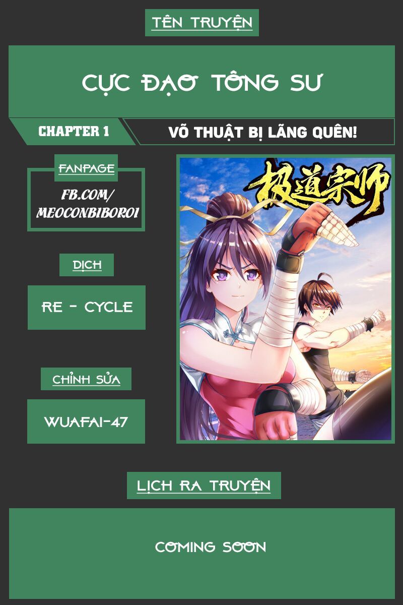 Cực Đạo Tông Sư Chapter 1 - 1