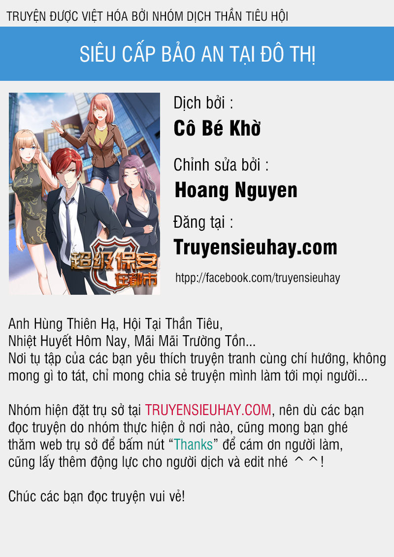 Siêu Cấp Bảo An Tại Đô Thị Chapter 9 - 1
