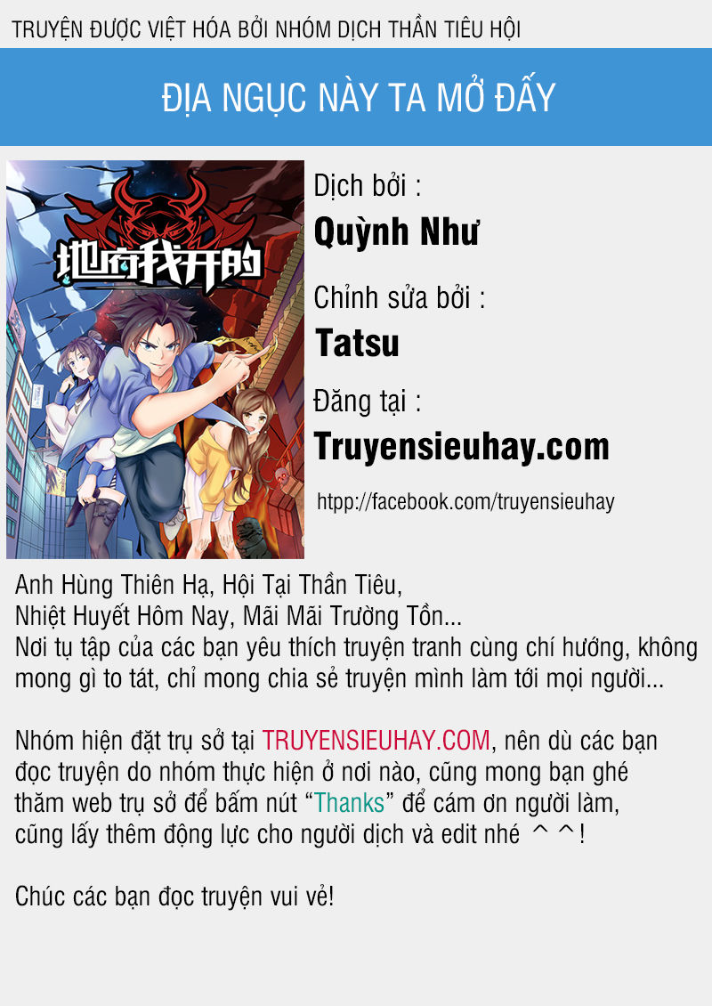Địa Ngục Này Ta Mở Ra Đấy Chapter 11 - 1