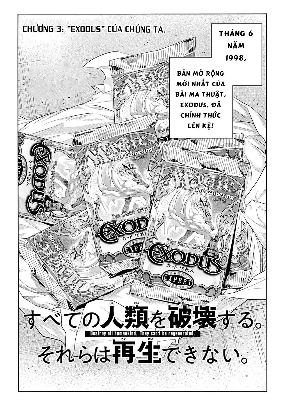 Tiêu Diệt Tất Cả Loài Người. Chúng Không Thể Được Tái Sinh Chapter 3 - 6